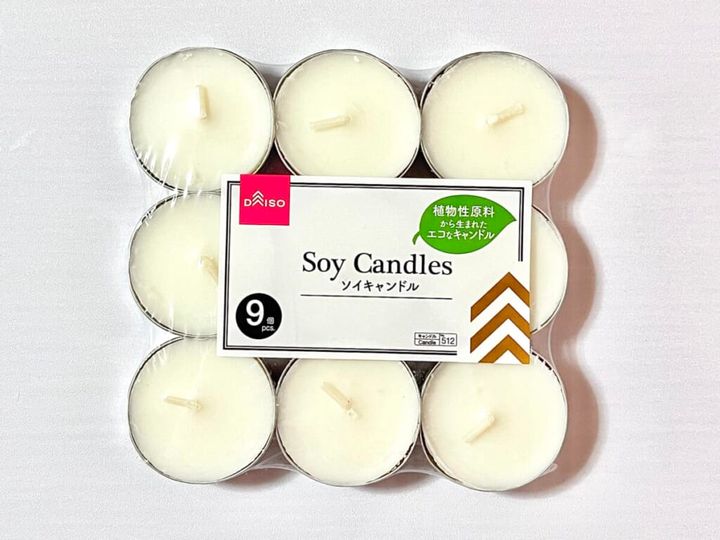 ダイソー「ソイキャンドル 9個入り」