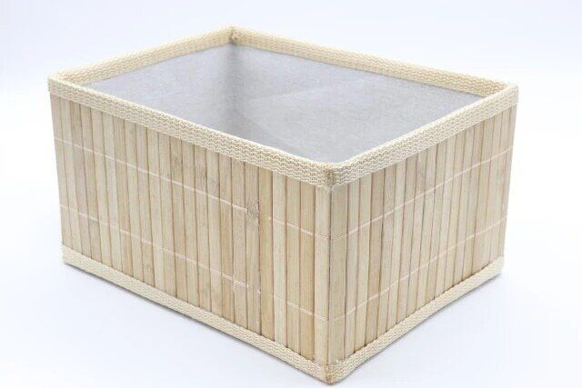 ダイソーのバンブーストレージボックス（3サイズアソート）2