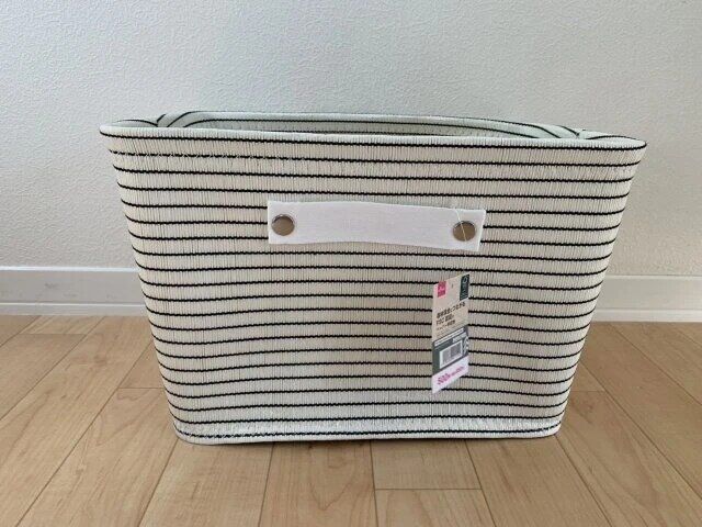 ダイソーのFSCペーパー布収納（カラーBOXサイズ）