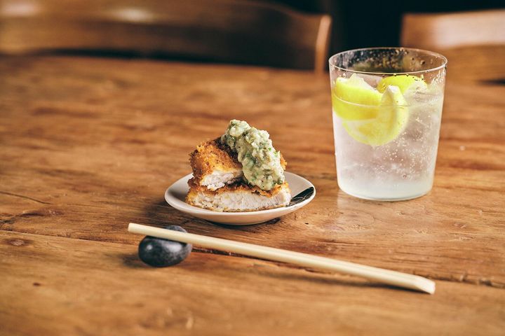 レモンサワーと楽しみたい！“カジキのフライなすのタルタル”