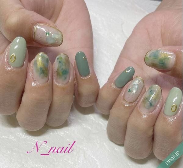 N_nailが投稿したネイルデザイン [photoid:I0128803] via Itnail Design (738826)