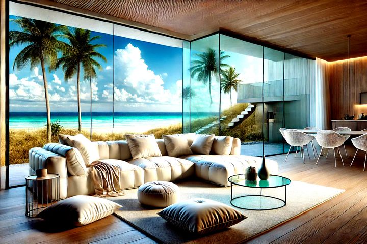 海の見える家。まるでドラマの舞台みたい