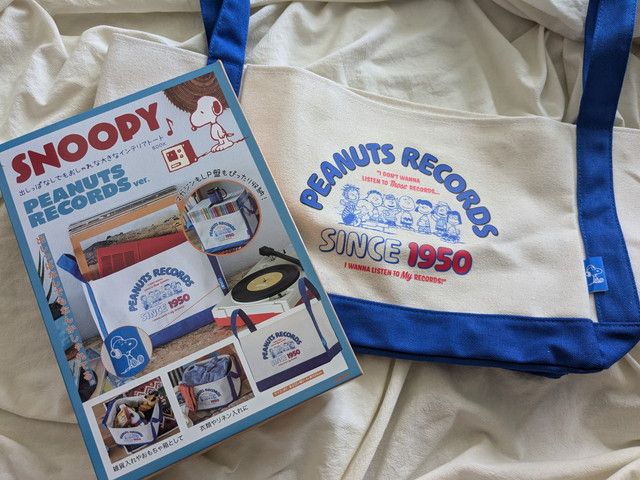 おしゃれな大きなインテリアトートPEANUTSRECORDS 