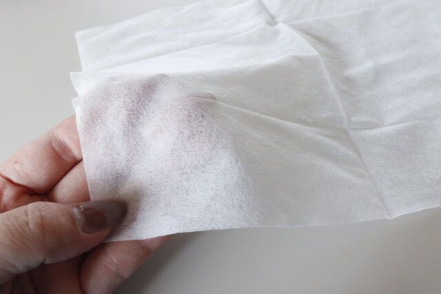 ダイソー バルくんダニよけフローリングウェットシート10枚 質感