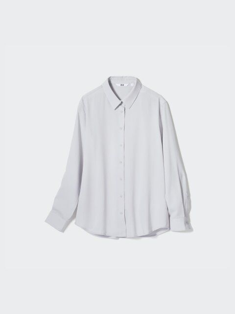 2024ユニクロレディース値下げレーヨンブラウス