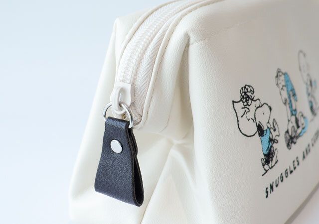 リンネル10月号スヌーピーポーチレザー調付録レビュー引手