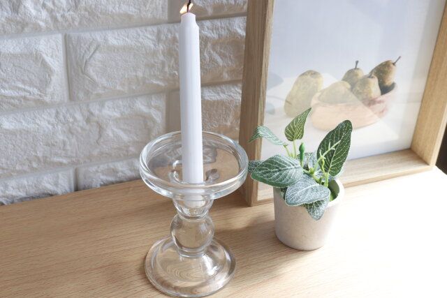 ダイソーの日本の美しい淡紫を使ったレイアウト