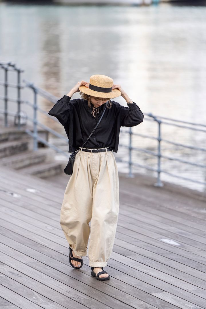 キュートな“カンカン帽”のお手本コーデ5選。夏はナチュラル小物が愛しい【FUDGE FRIEND おしゃれさんの毎日コーディネート】