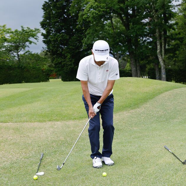 花道からのアプローチは、“振り幅を小さくできるクラブ”を選ぼう！