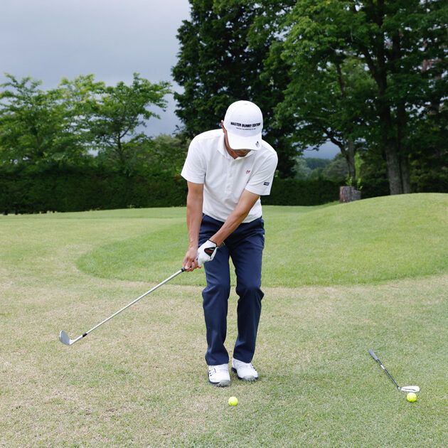 花道からのアプローチは、“振り幅を小さくできるクラブ”を選ぼう！