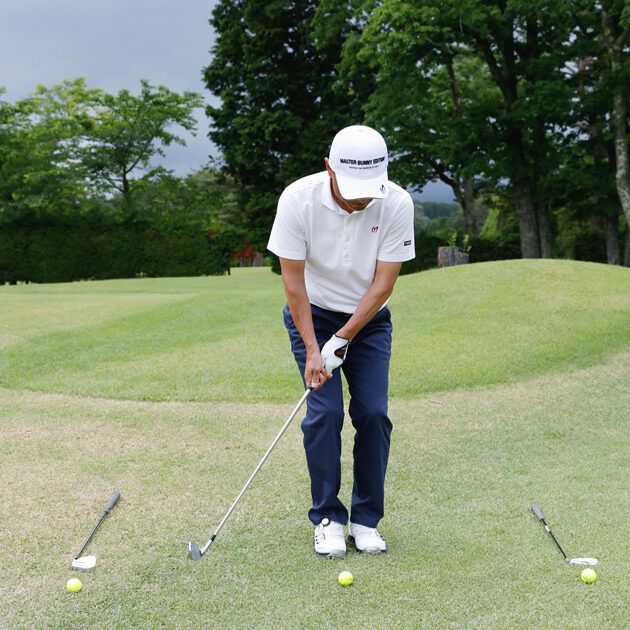 花道からのアプローチは、“振り幅を小さくできるクラブ”を選ぼう！