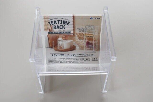 セリアのティータイムラック クリアーのパッケージ
