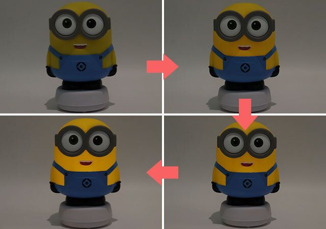 ミニオンお部屋ライト付録レビュー明るさ調節