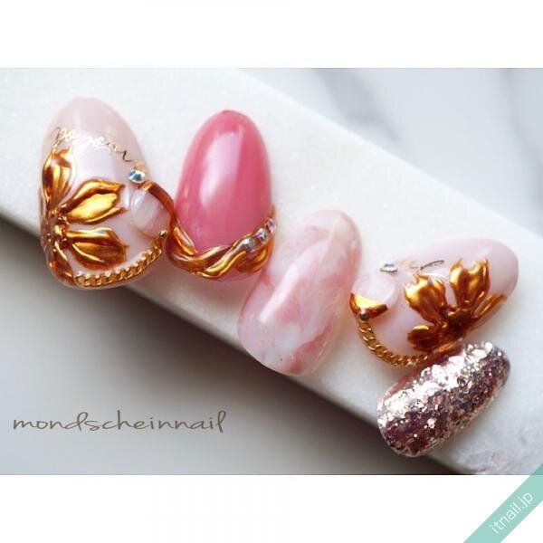 モントシャインネイルが投稿したネイルデザイン [photoid:I0095698] via Itnail Design (738725)