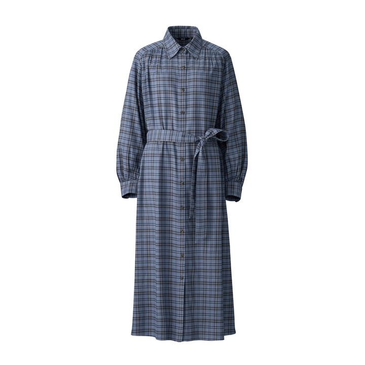 ベルテッドシャツワンピース ¥5,990