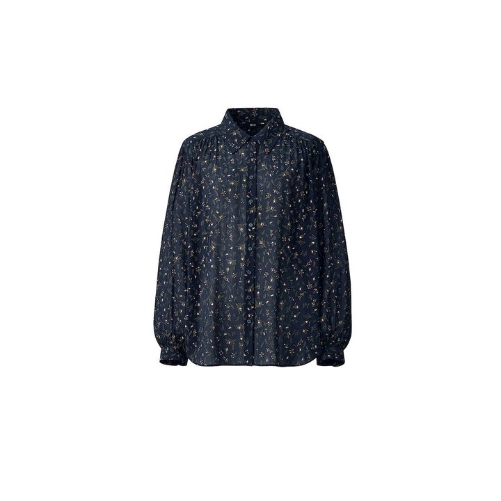 プリントシアーブラウス ¥3,990