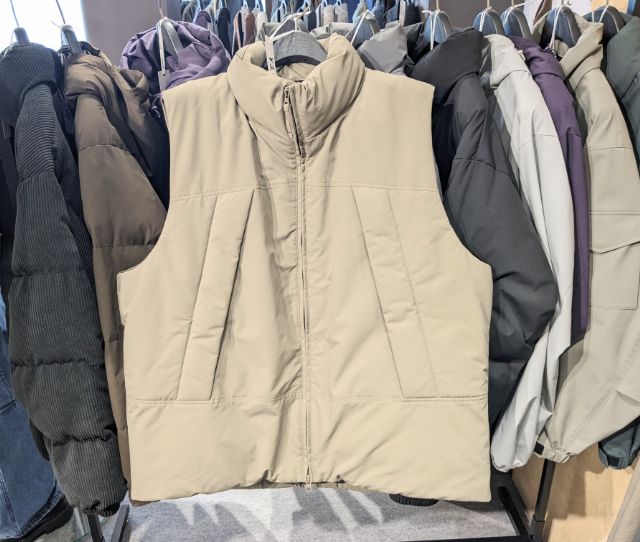 ベージュのベスト