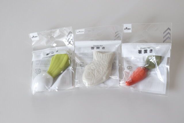 ダイソー 磁器箸置き パッケージ