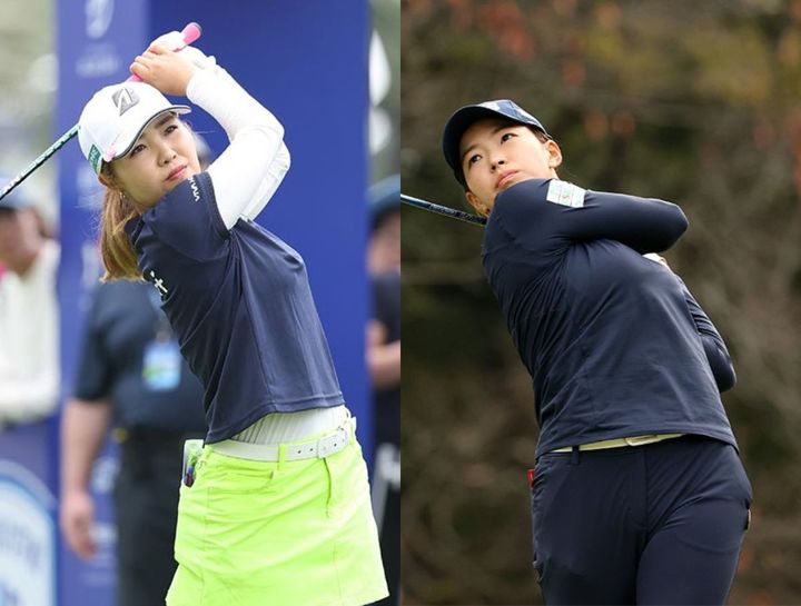 古江彩佳、渋野日向子（C）Getty Images