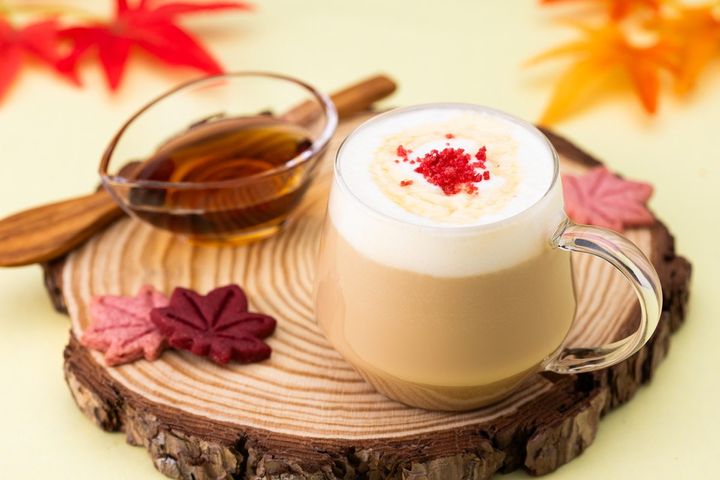 メープルナッツラテ ￥600 カフェ ハングリースポット