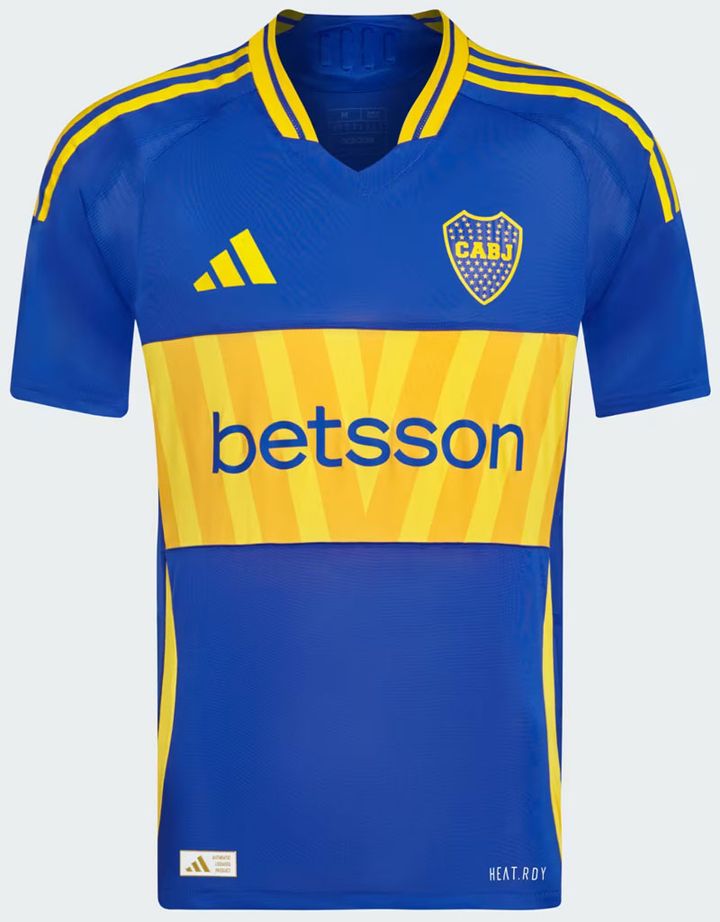 日本人選手も着用！ボカ・ジュニオルスが2024-25新ユニフォームを発表 「鉄道」を胸に描く