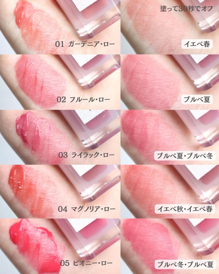 ピアー ローティント 色持ち