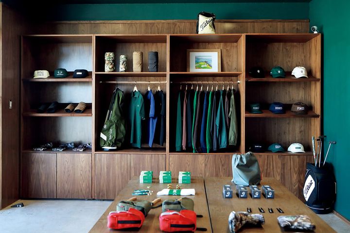 アメリカ〈クワイエット・ゴルフ〉店内