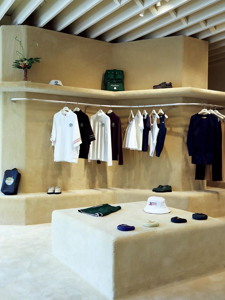 アメリカ〈Malbon Golf〉店内