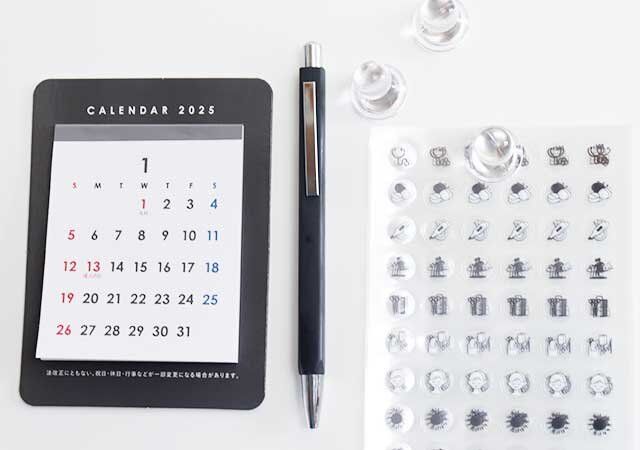 セリアのチェス型マグネット クリアの使用例