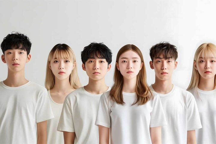 さまざまな恋愛感情が行き交う男女のイメージ