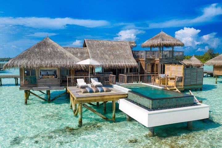 プールやバスルーム等の水はすべて島内からパイプを通って送られている(Photo / Gili Lankanfushi Maldives）