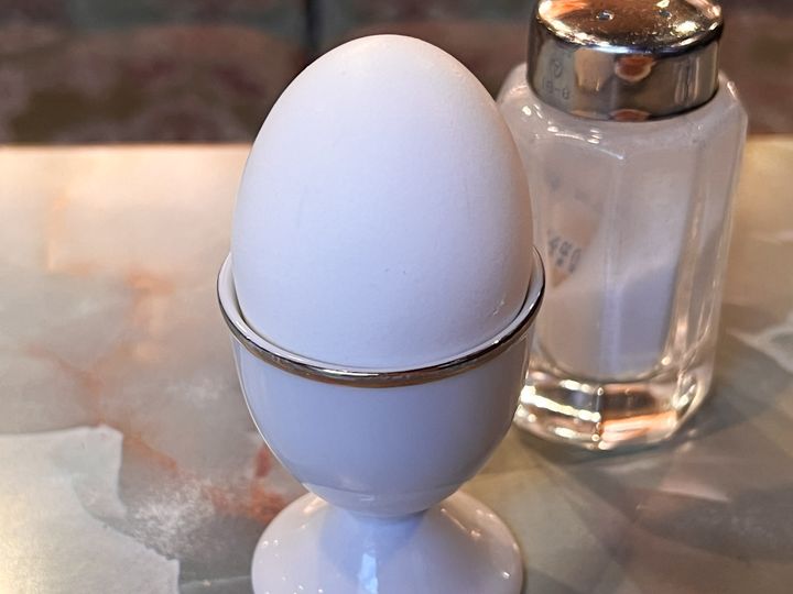 「珈琲 王城」のボイルドエッグ