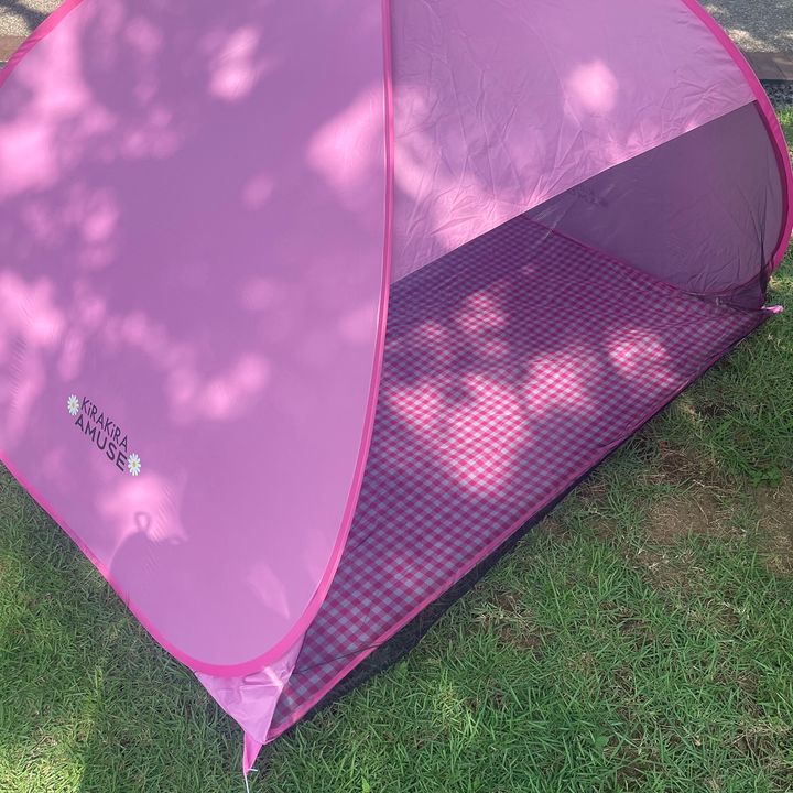キラキラアミューズのテント