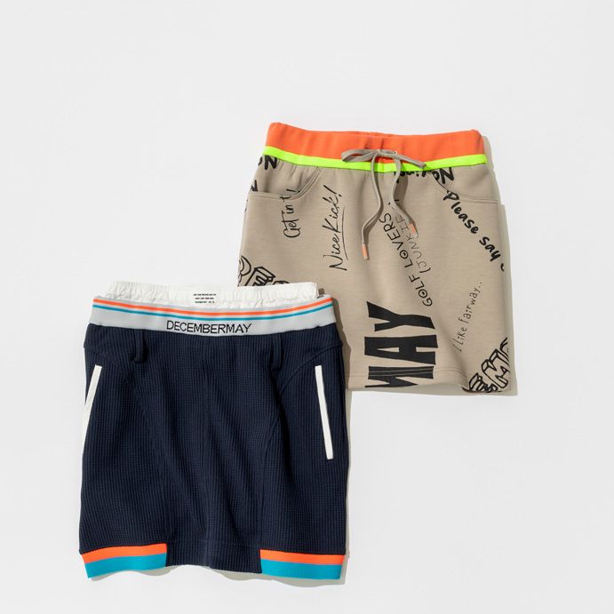 トップスインでおしゃれ効果アップ！ ウエストデザインがかわいいゴルフスカート