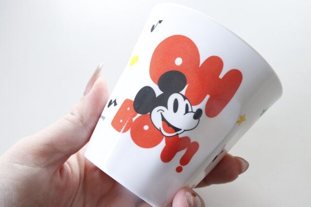 ダイソー メラミンカップ、318mL（ミッキー）