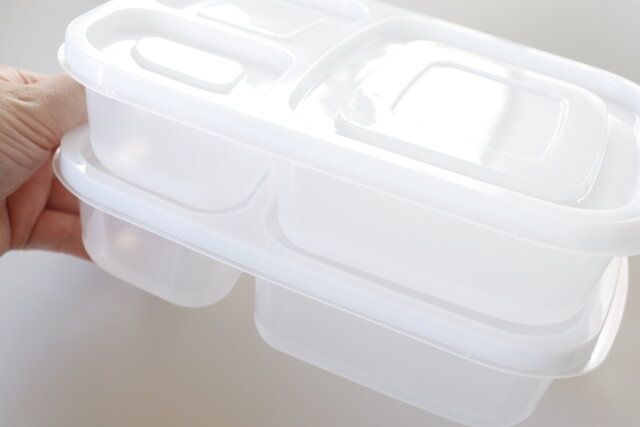 スリーコインズ 作り置きランチボックス2個セット スタッキング