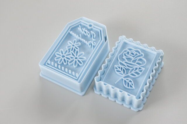 セリア プラクッキー抜型 フラワー デザイン