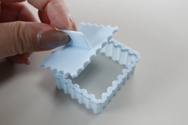 セリア プラクッキー抜型 フラワー 使用例