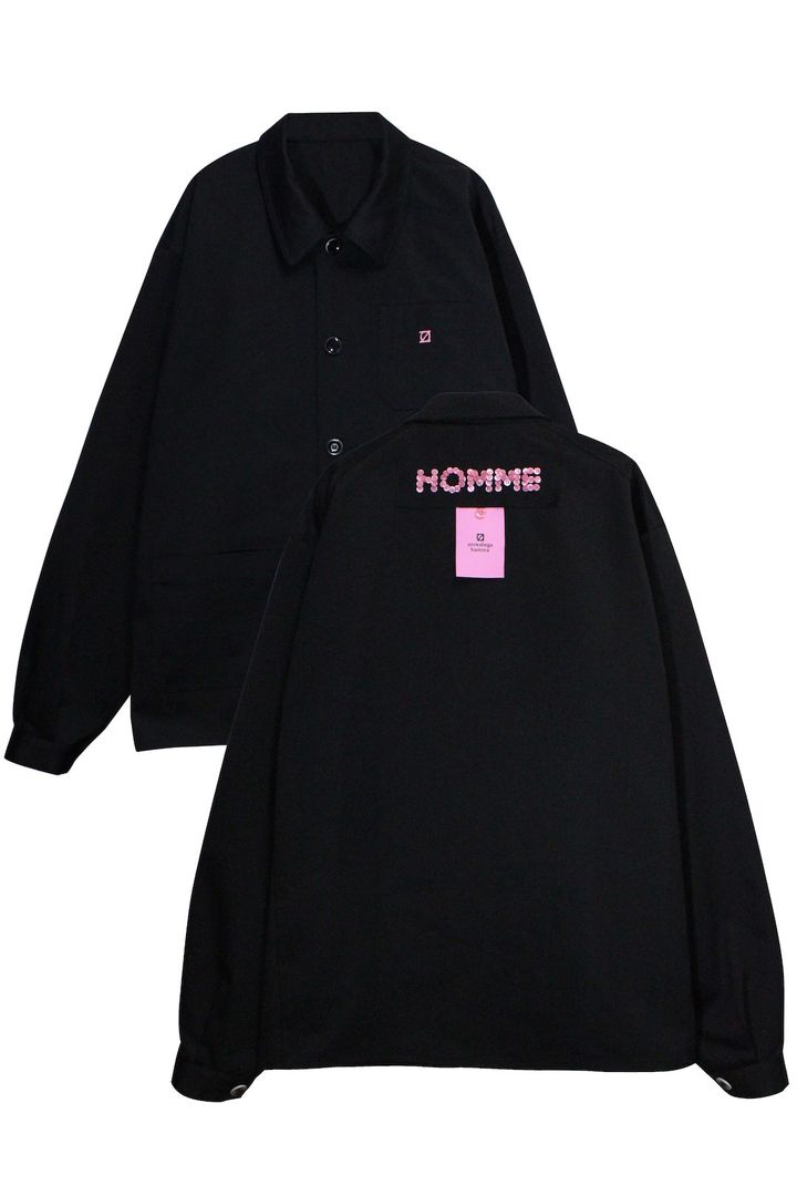 HOMME BUTTON TAG ワークジャケット ¥35,200