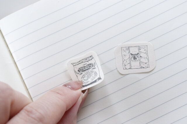 セリア ふせんが作れるペン型のり デザインペーパー