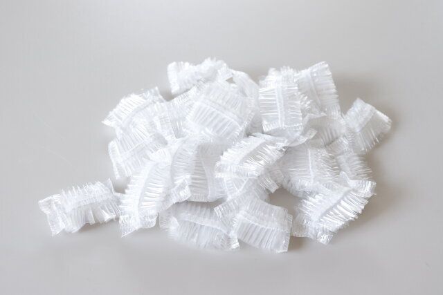 ダイソーのイヤーキャップ折畳みタイプの内容量