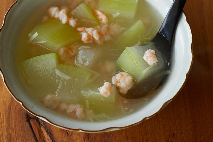 優しいとろみにほっこり“冬瓜と海老のスープ煮”