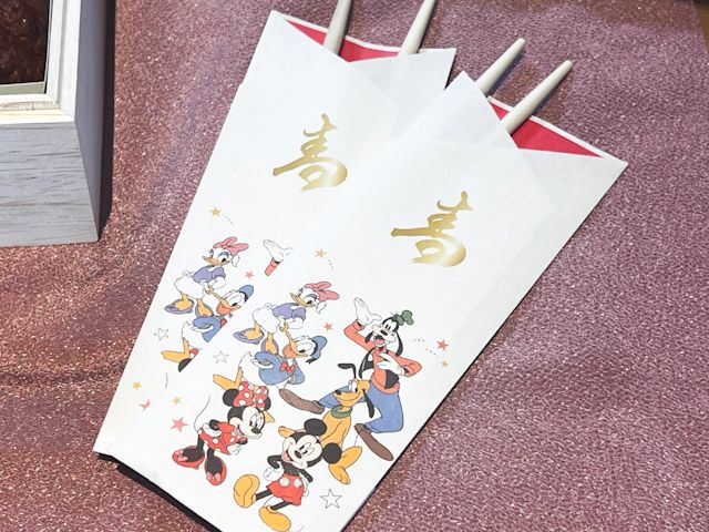 ミッキー＆フレンズをプリントしたお箸