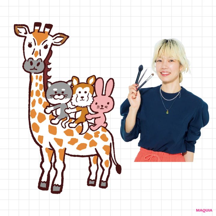 メイク どうぶつ顔タイプ 診断 paku☆chan