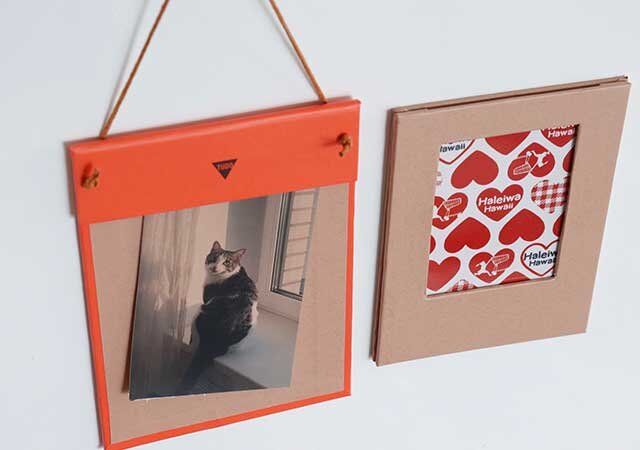 ダイソー ペーパーフォトフレーム インテリア