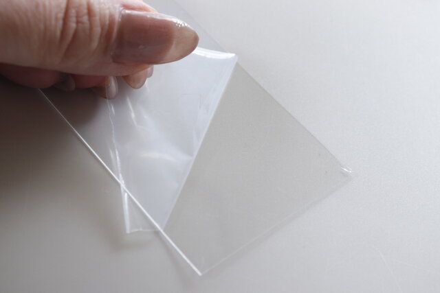 ダイソー ペーパーフォトフレーム プラスチックシート