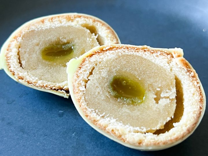 半分に割った「さるなしたまご」