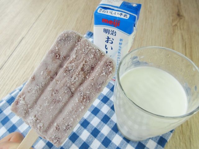 あずきバーと牛乳