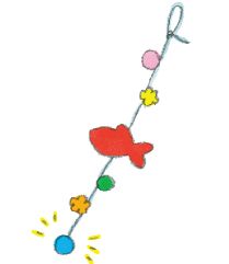 100円ショップのビーズや暗記シートで作る「金魚のきらきら吊り飾り」の画像9