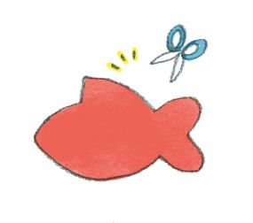 100円ショップのビーズや暗記シートで作る「金魚のきらきら吊り飾り」の画像2